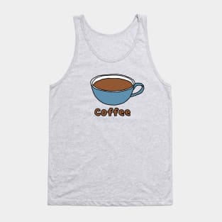 Cup of Coffee Liquid Food Tank Top